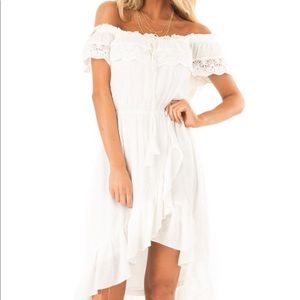 White Boho Dress